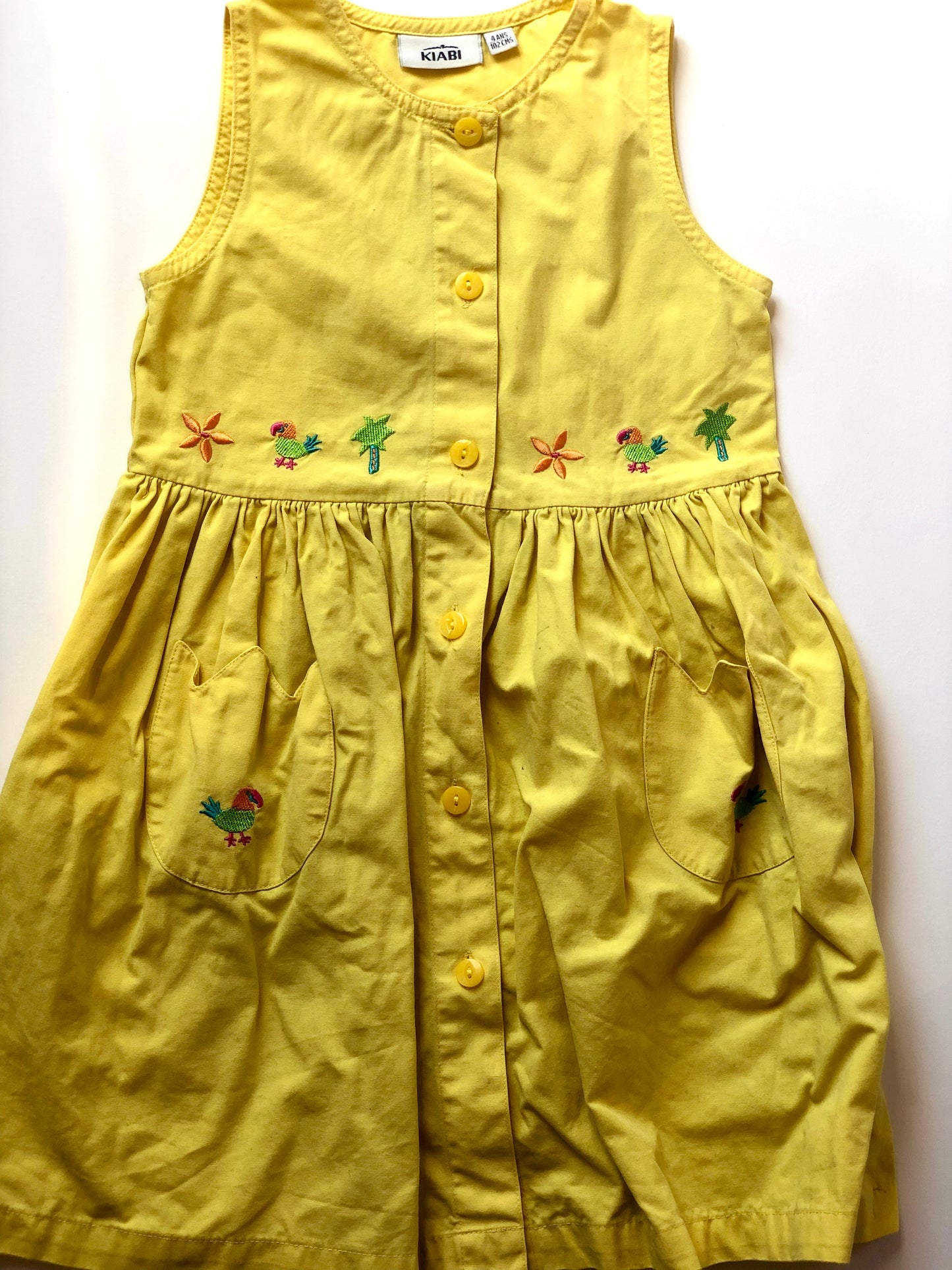 IMPARFAIT Robe jaune 4 ans