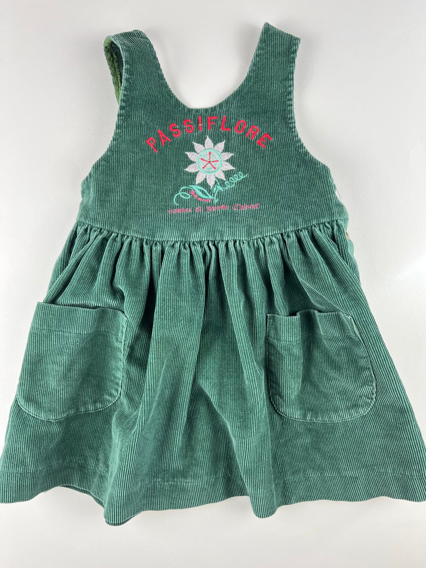 Robe verte vintage Rainett 18 mois