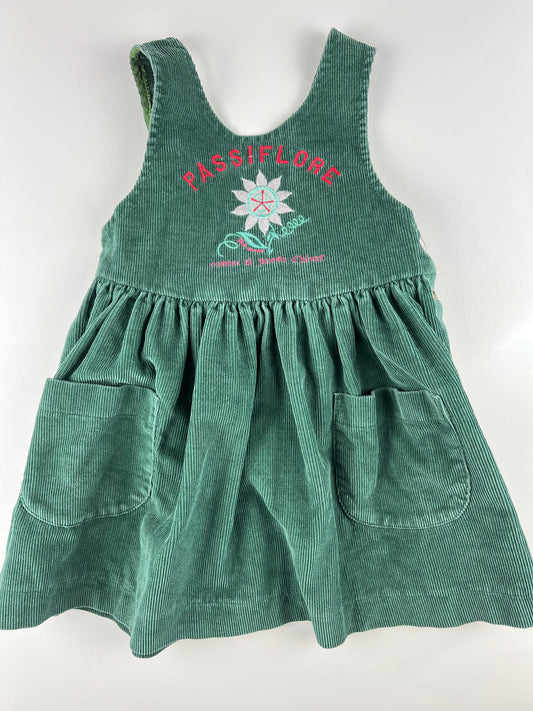 Robe verte vintage Rainett 18 mois