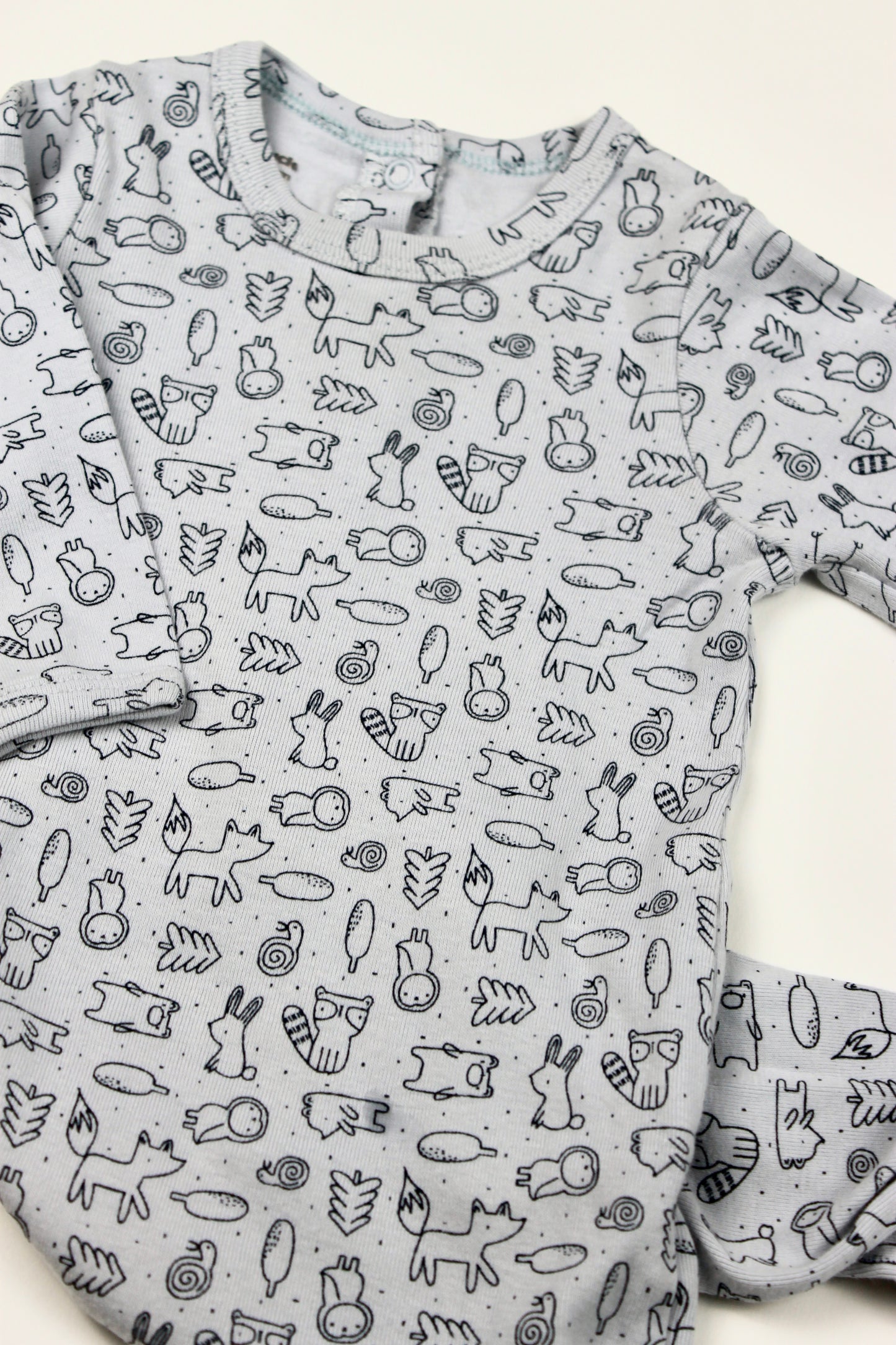 Pyjama gris Vertbaudet 9 mois