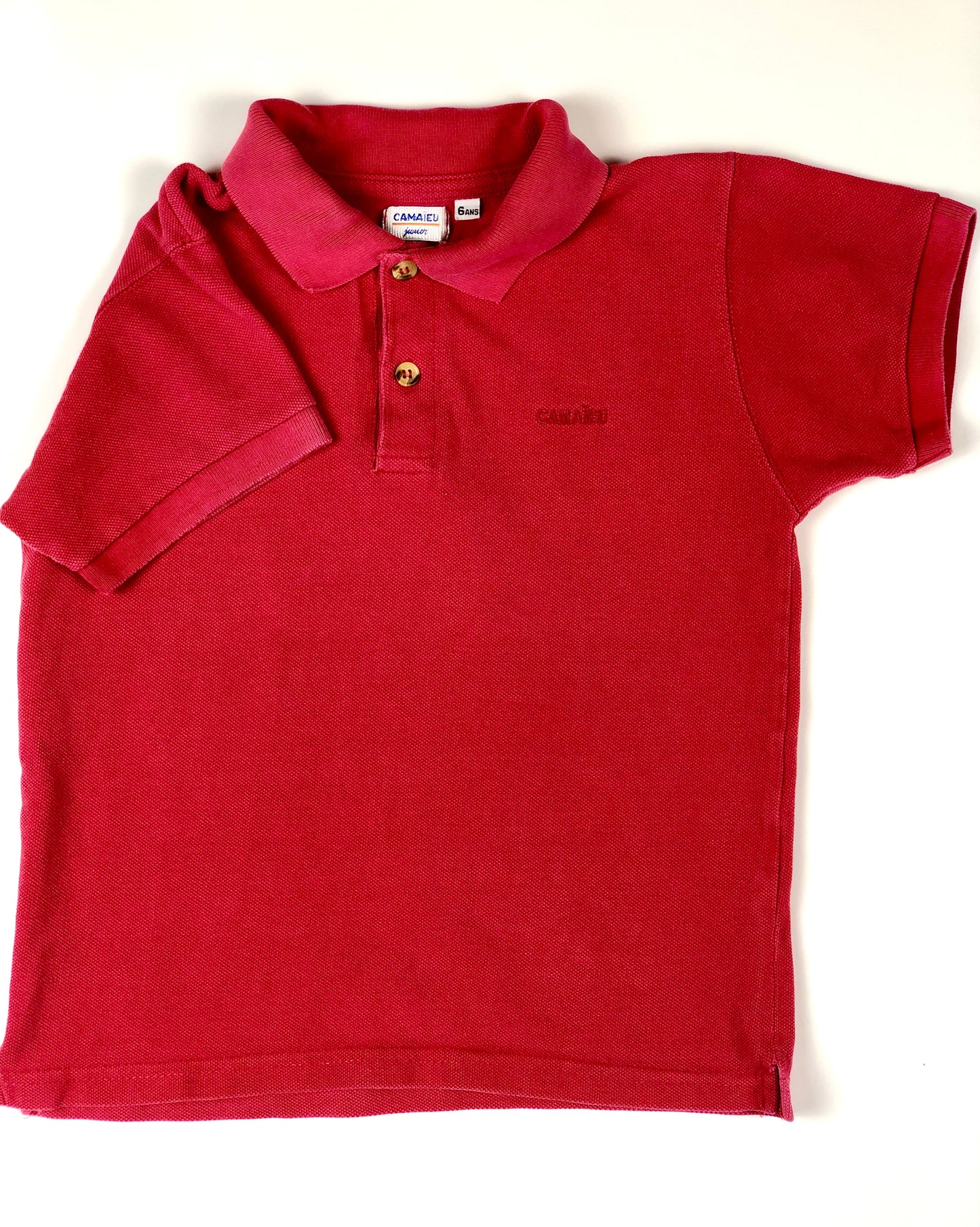 Polo manches courtes vintage Camaïeu 6 ans