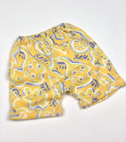 Short élastique jaune vintage Absorba 3 mois