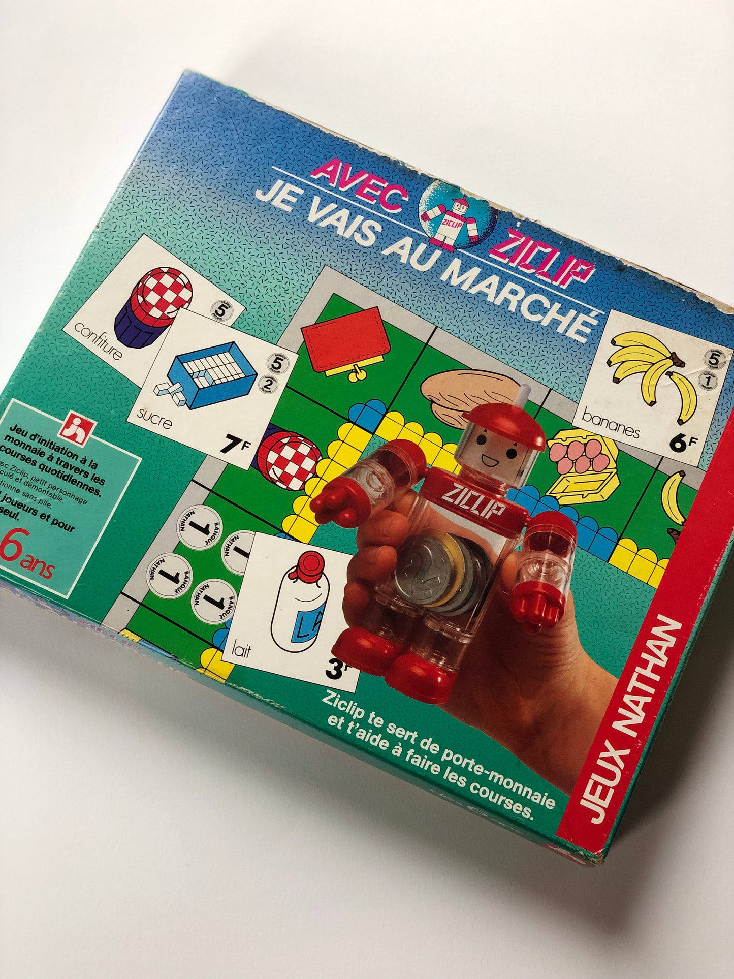 Jeux « Je vais au marché avec Ziclip » Nathan