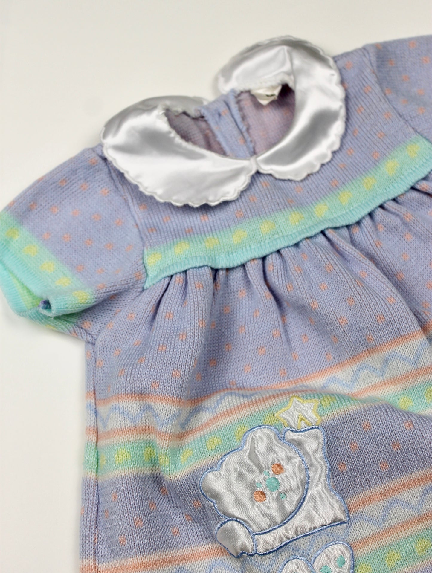 Robe en mailles vintage 6 mois
