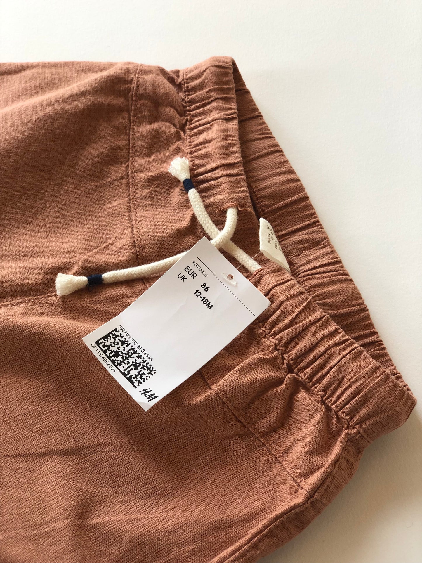 Pantalon large fin Terracotta H&M 18 mois