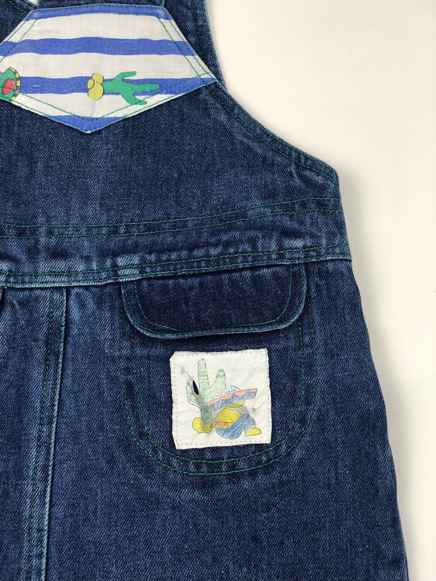 Robe salopette en jeans vintage 5 ans