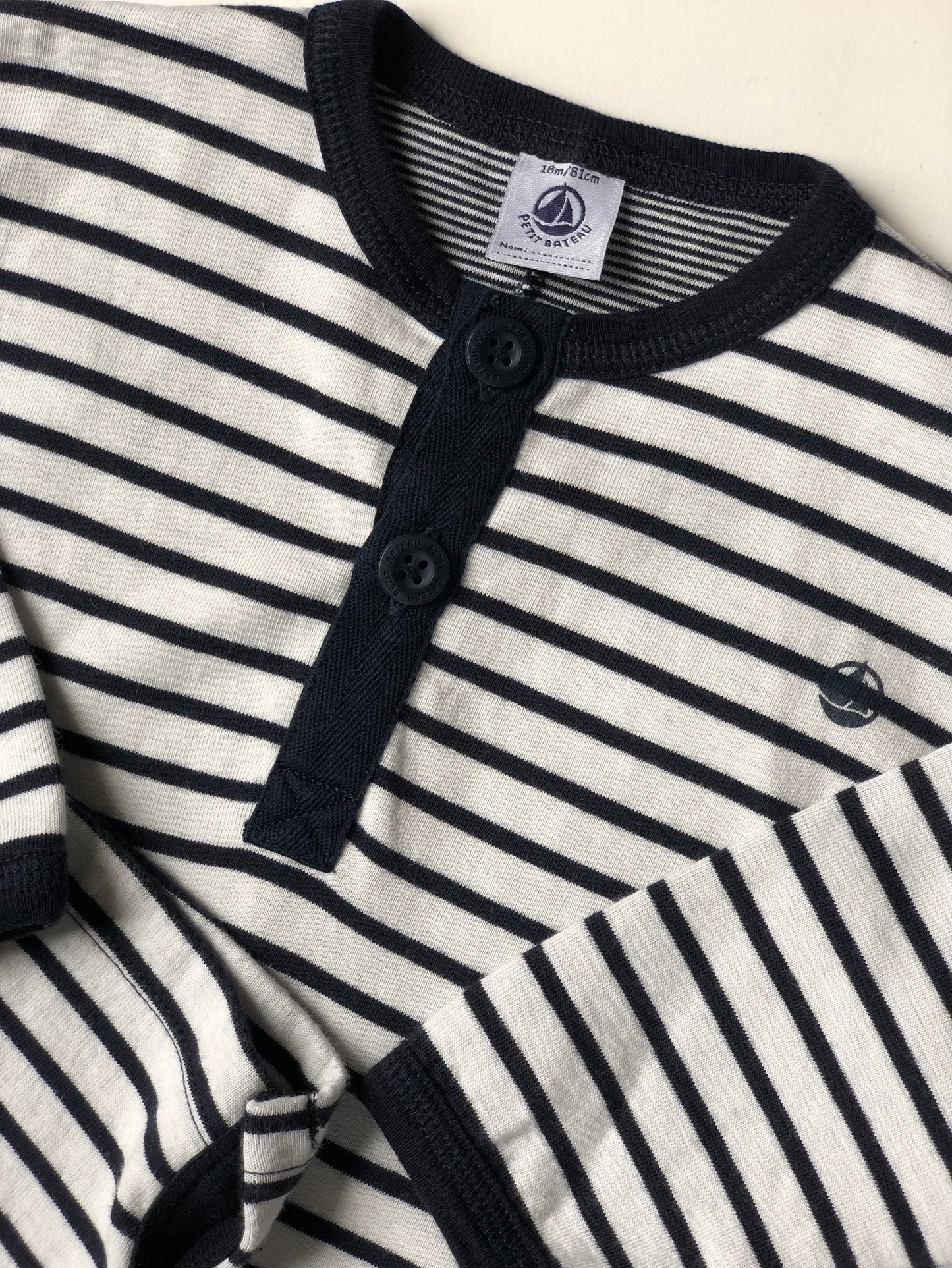 Combinaison marinière Petit Bateau 18 mois