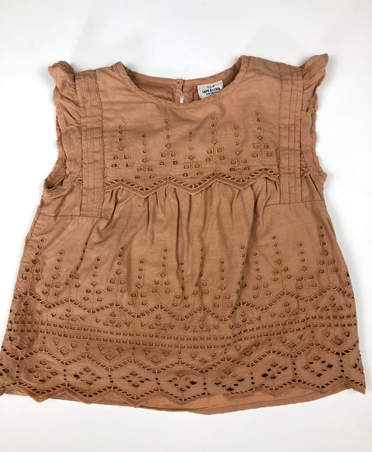Blouse sans manche vieux rose Tape à l’Oeil 5 ans