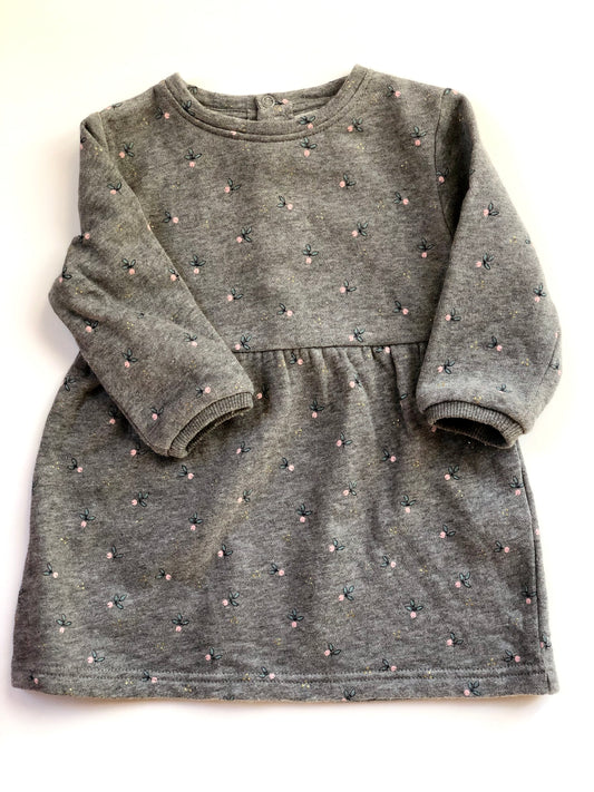 Robe manches longues grise Kiabi 18 mois