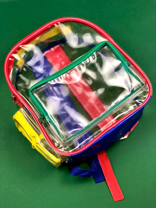 Sac en plastique transparent vintage