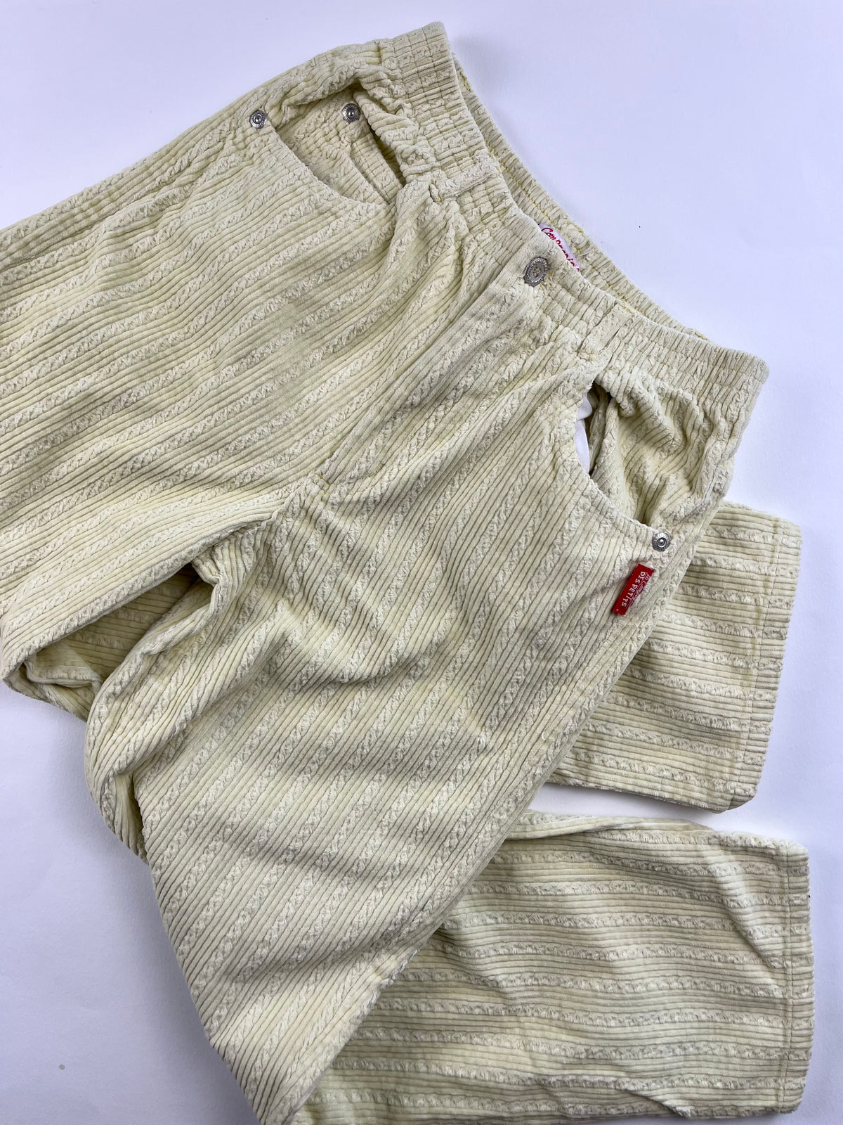 Pantalon jaune beurre vintage 8 ans