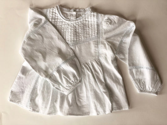 Blouse manches longues blanc Mango 5 ans