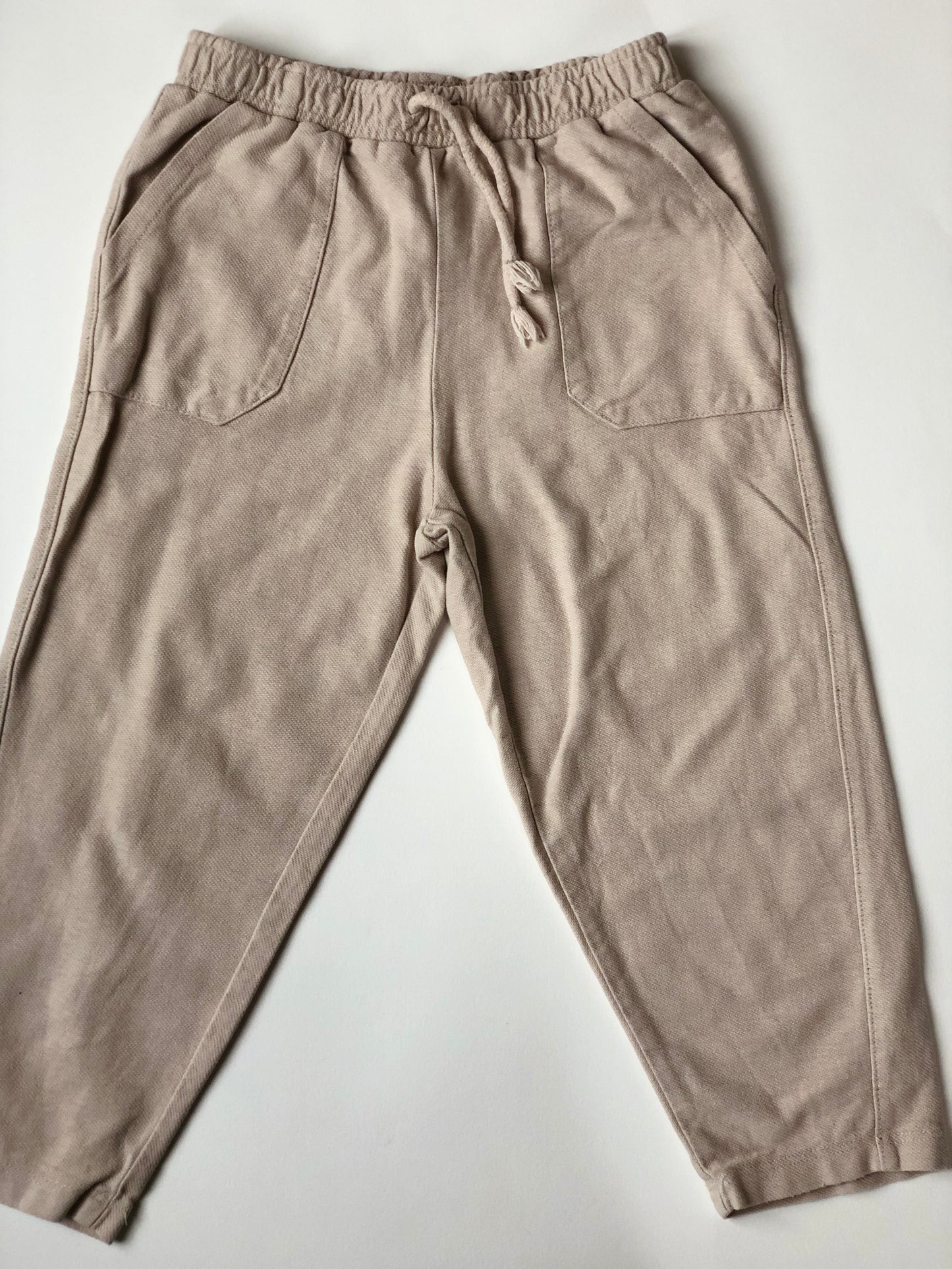 Pantalon en lin beige Zara 3 ans