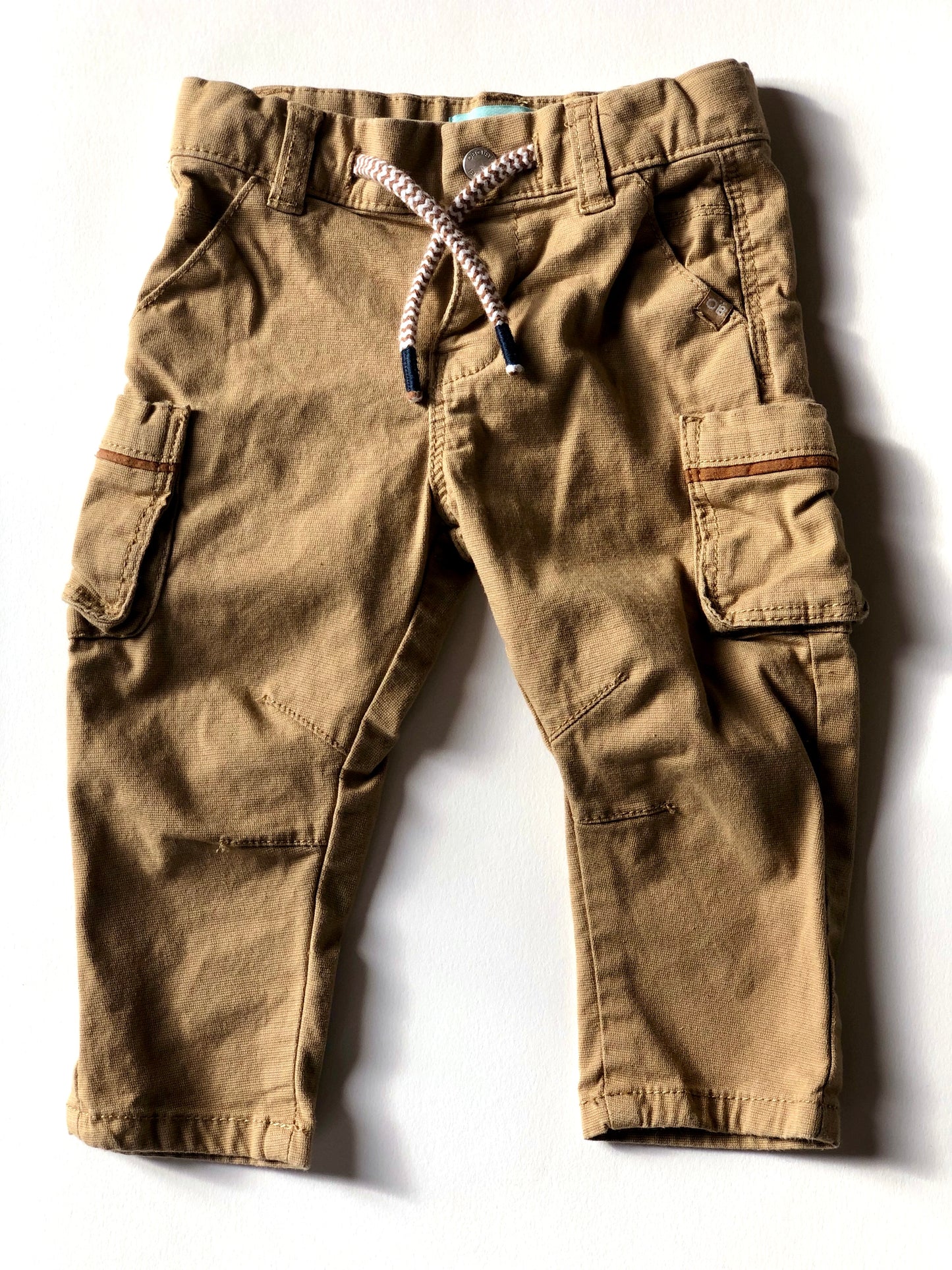 Pantalon cargo beige Obaïbi 6 mois