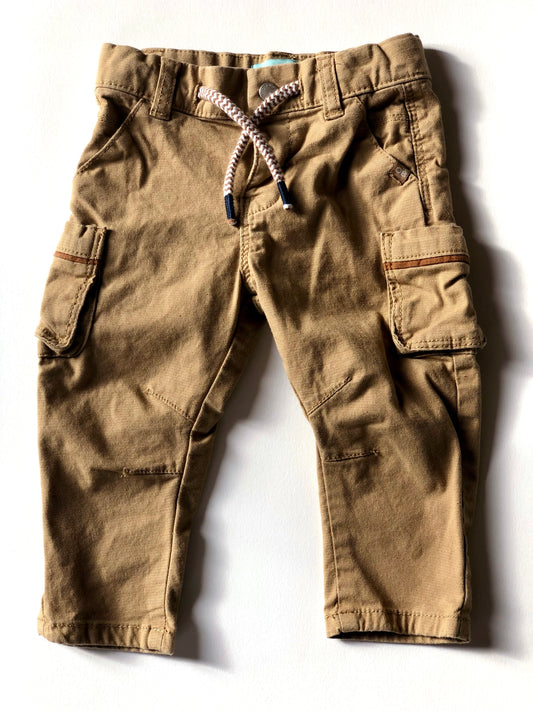 Pantalon cargo beige Obaïbi 6 mois
