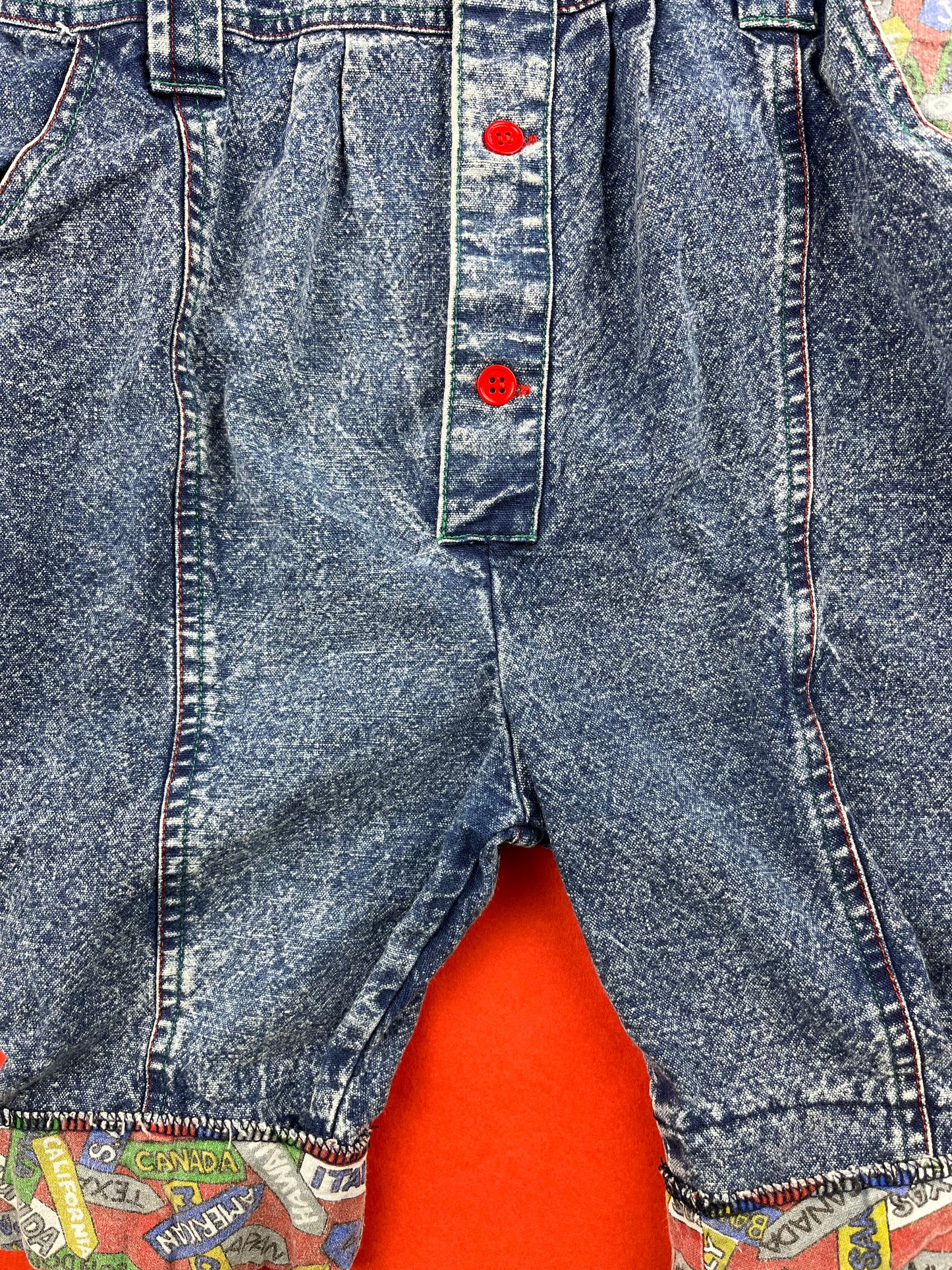 Combinaison en denim vintage 12 mois