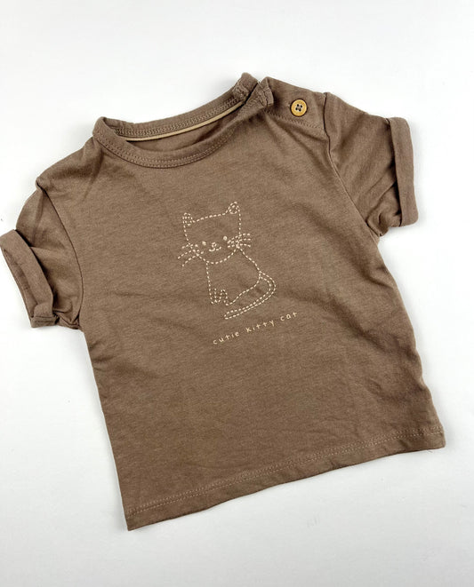 T-shirt taupe Kiabi 3 mois