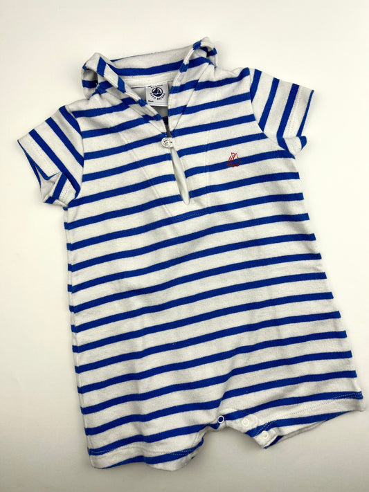 Barboteuse rayée Petit Bateau 6 mois