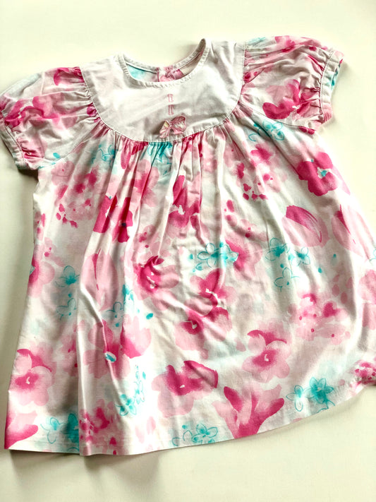 Robe à fleurs vintages Sucre d’Orge 12 mois