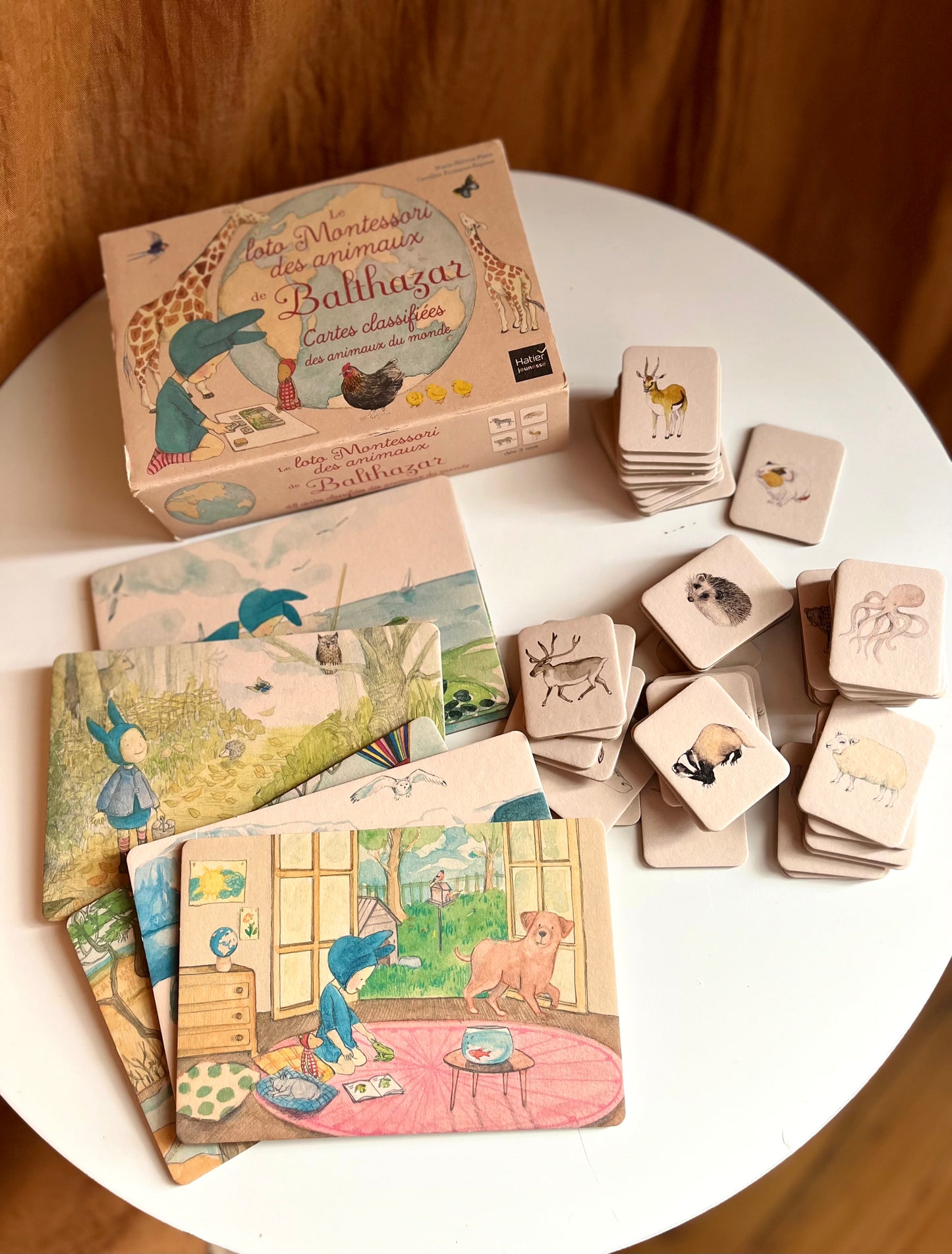 Le loto Montessori des animaux de Balthazar