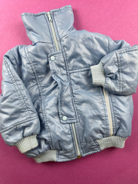 Imparfait boomber bleu vintage 12 mois