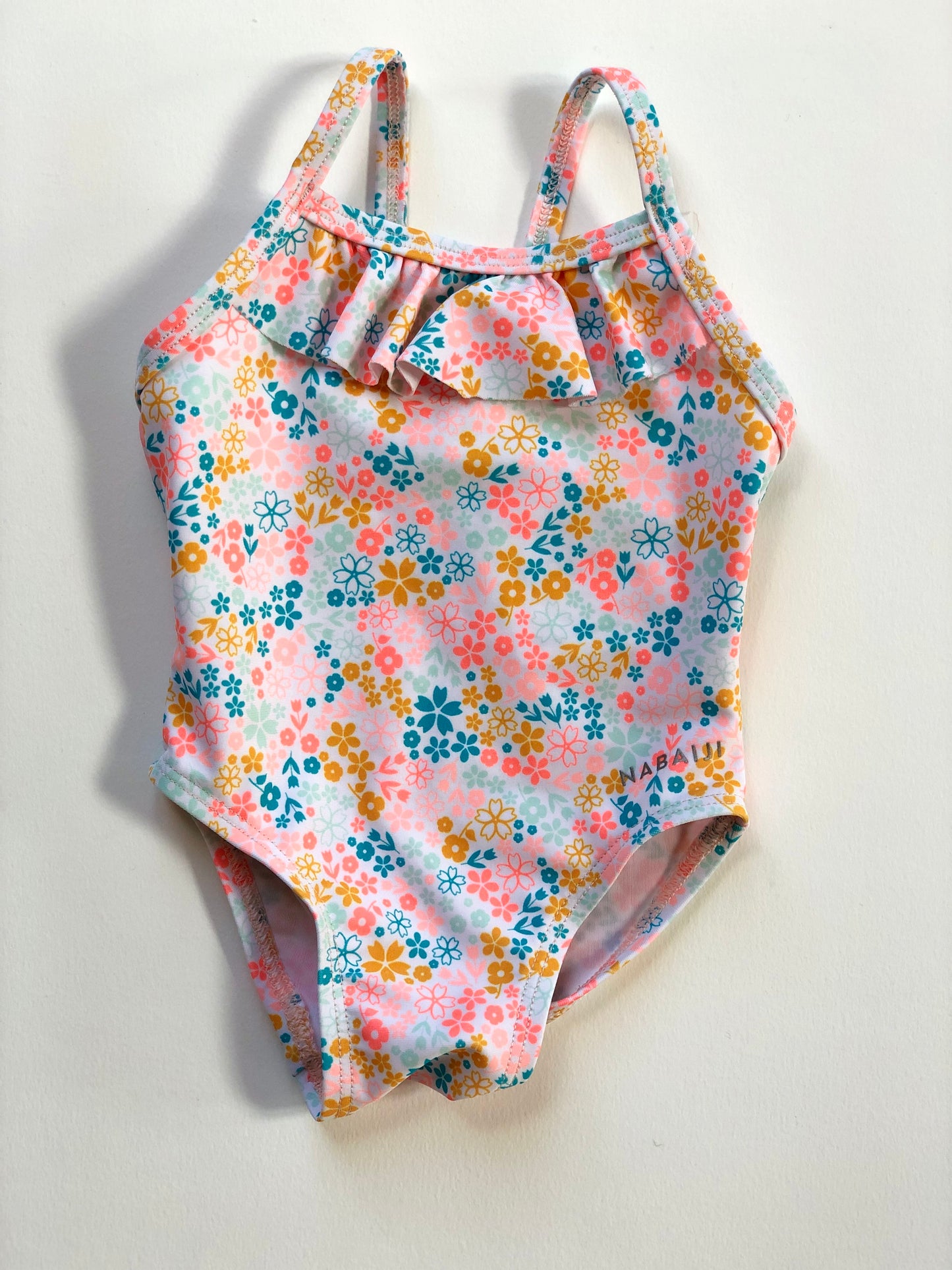 Maillot de bain à fleurs Décathlon 3 mois