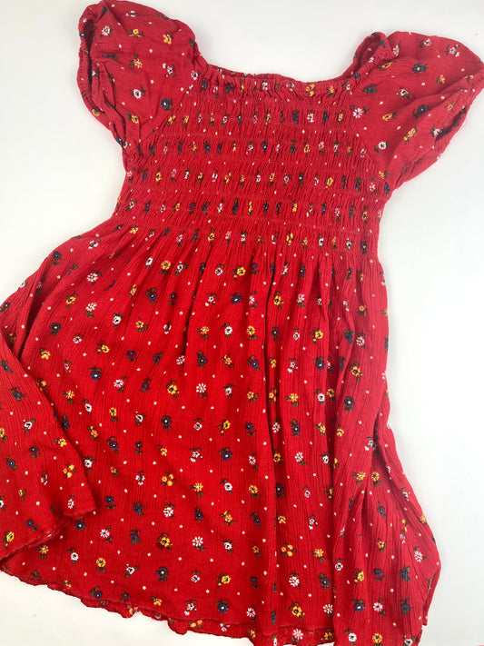 Robe rouge vintage 5 ans