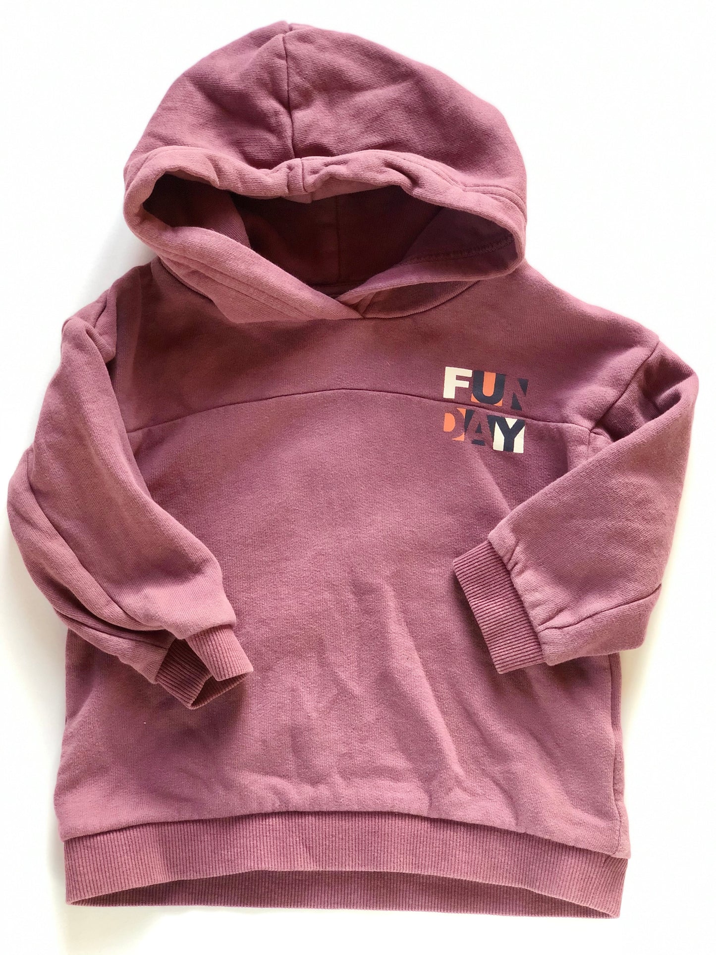 Sweat à capuche violet Gémo 2 ans