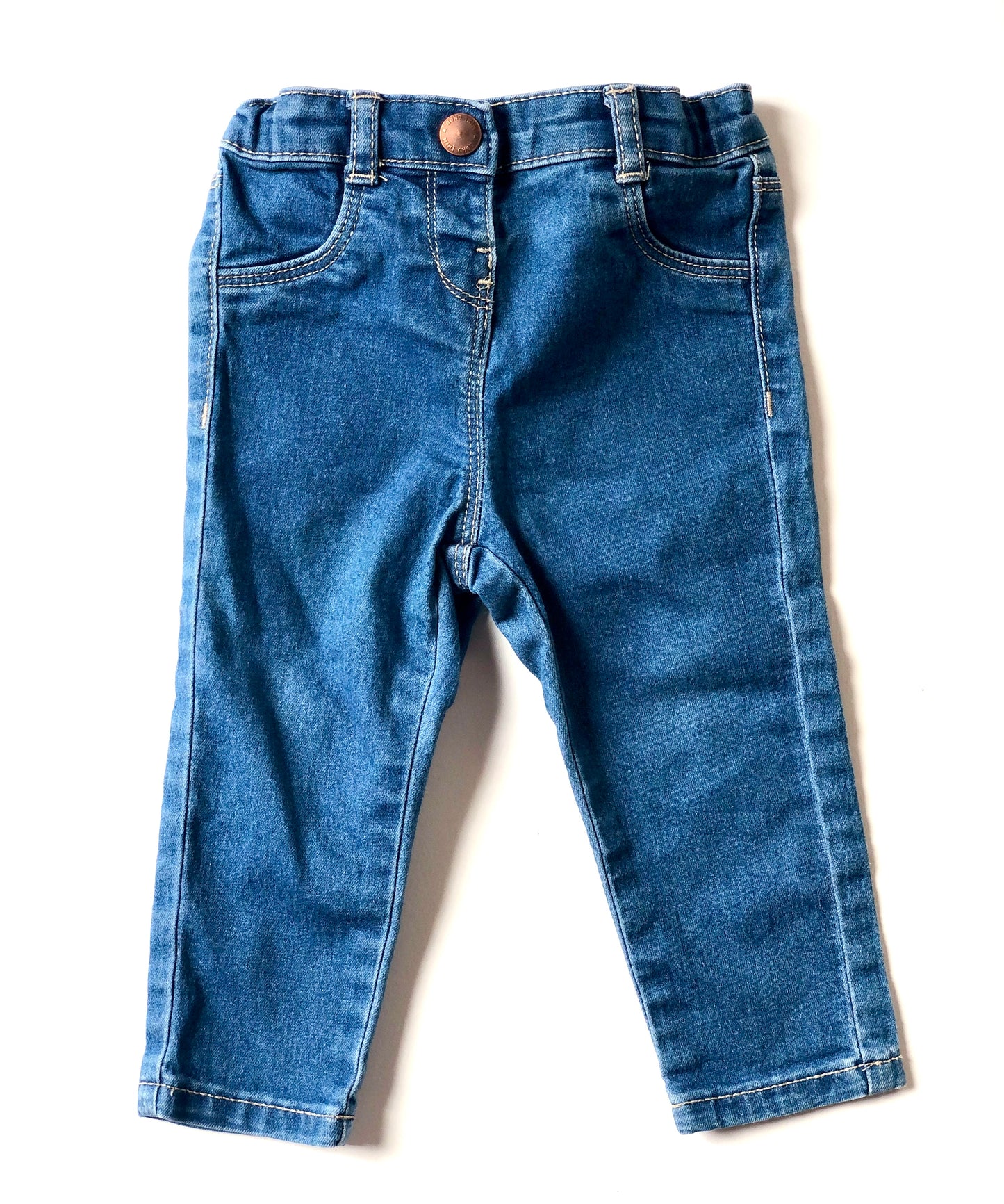 Pantalon jeans  bleu Kiabi 12 mois