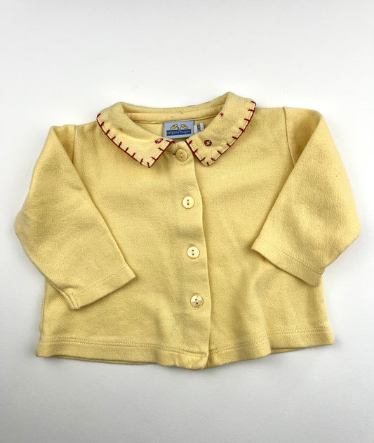 Blouse jaune vintage Sergent Major 3 mois