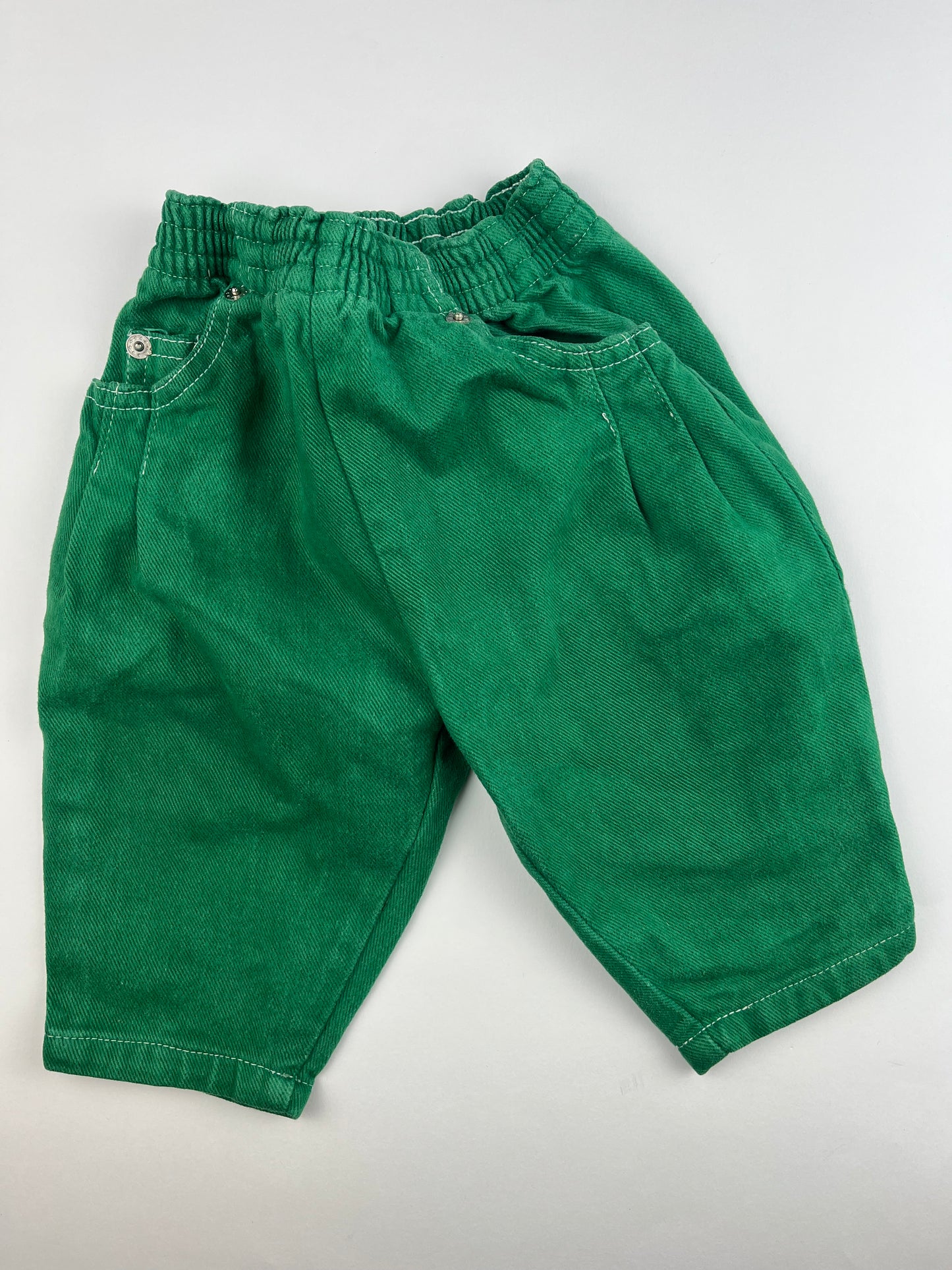 Pantalon jeans vert vintage DPAM 6 mois