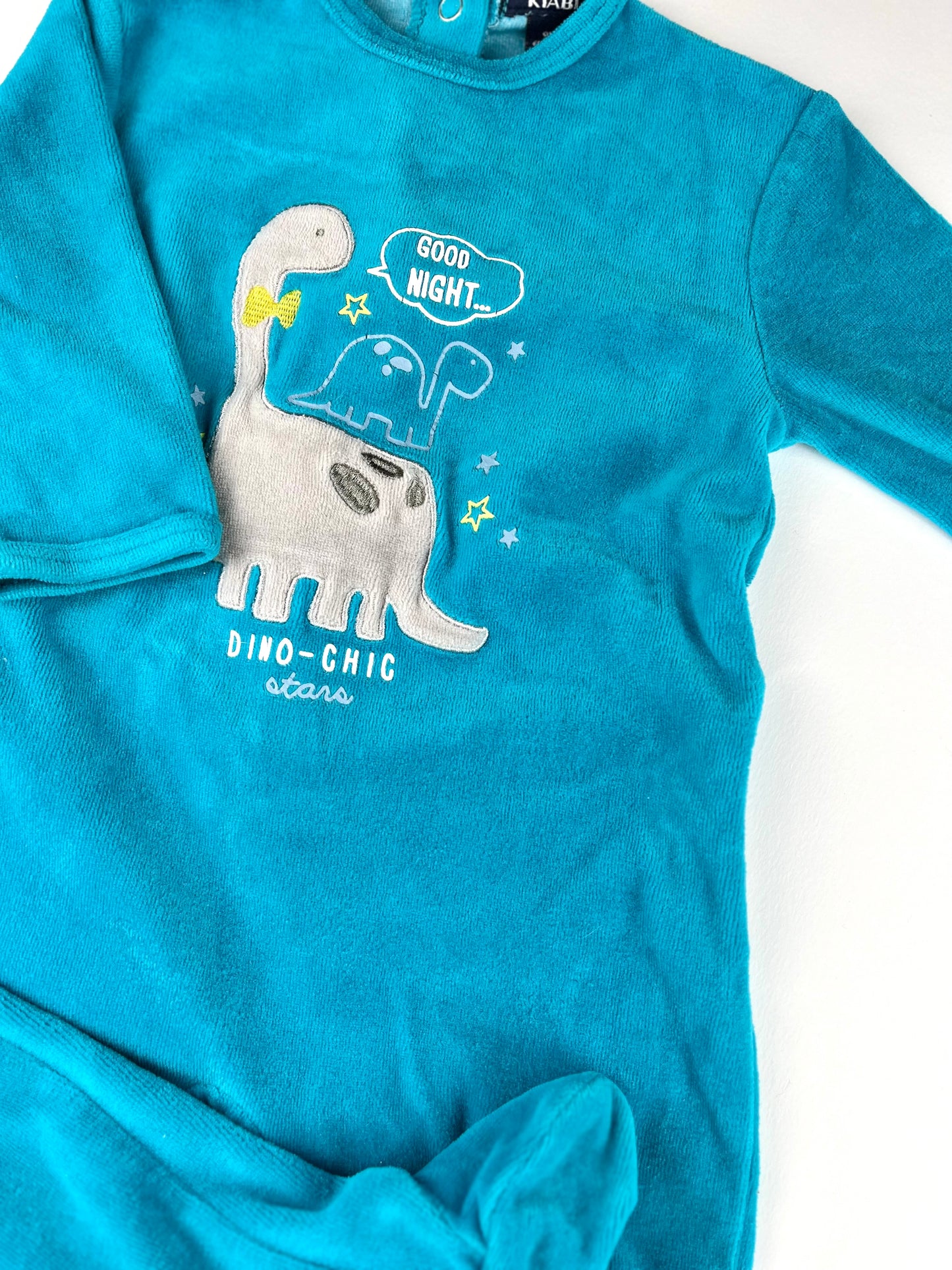 Pyjama dinosaures bleu Kiabi 9 mois