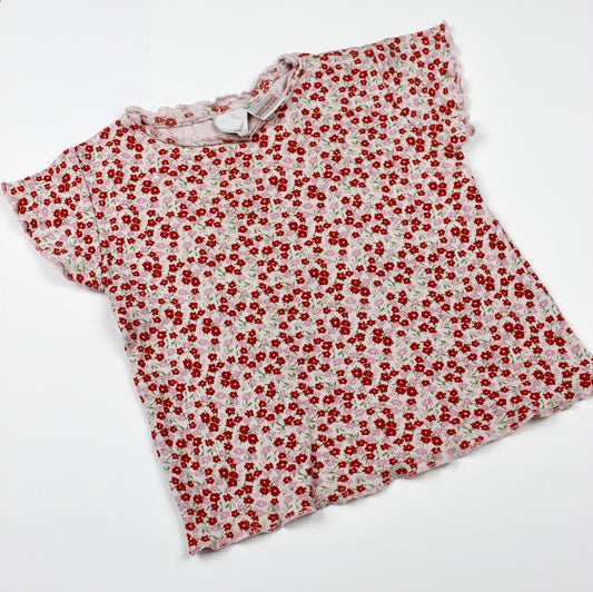 T-shirt à fleurs Zara 2 ans