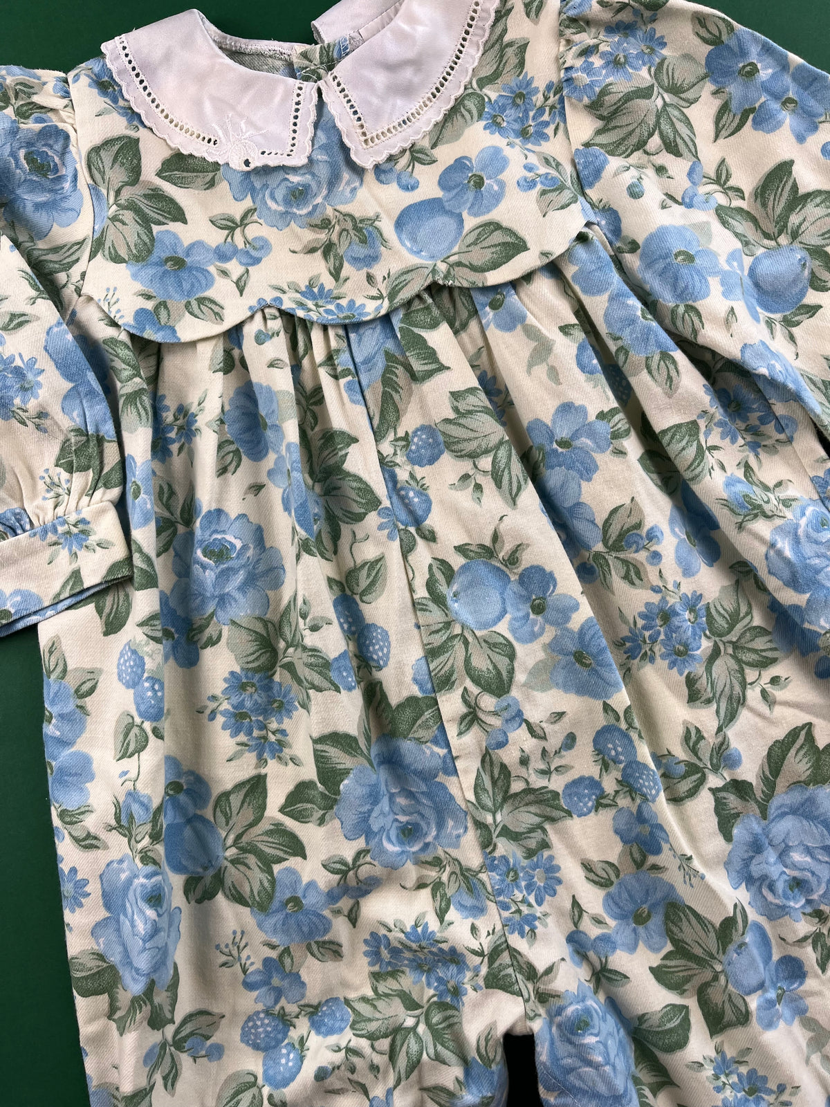 Combinaison à fleurs vintage 12 mois