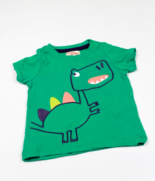T-shirt vert dinosaure Du Pareil Au Même 6 mois