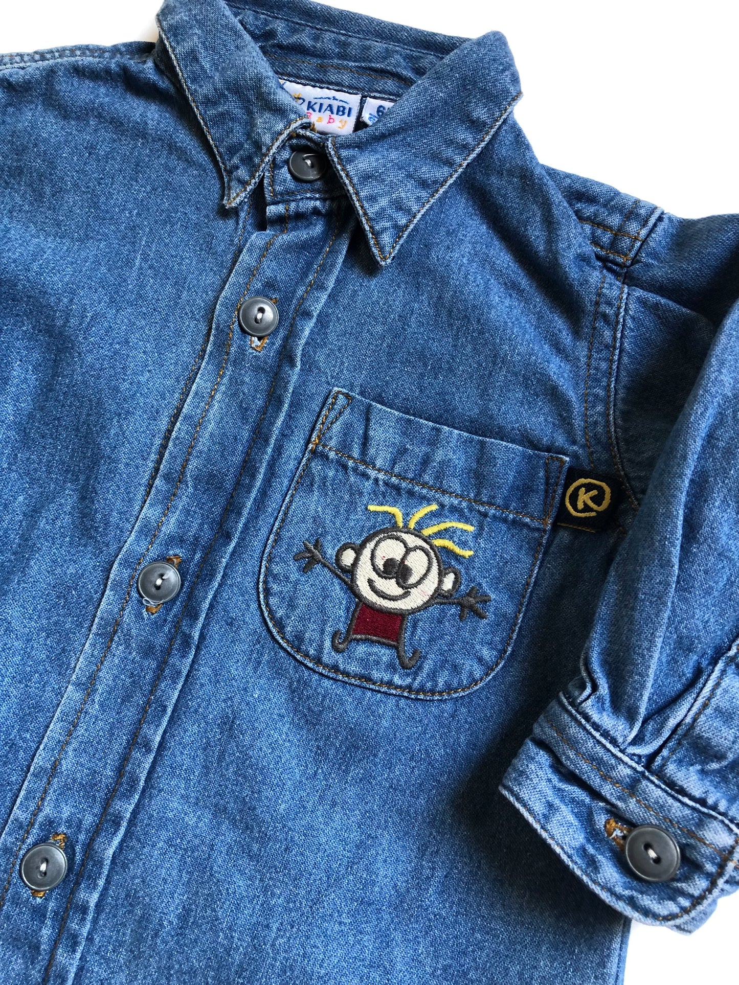 Chemise en jeans vintage Kiabi 6 mois