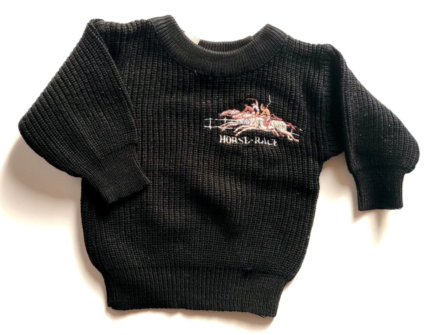 Pull en mailles vintage Les Rigolos 18 mois