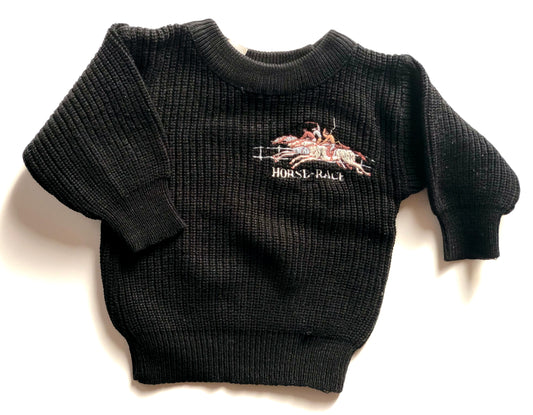 Pull en mailles vintage Les Rigolos 18 mois