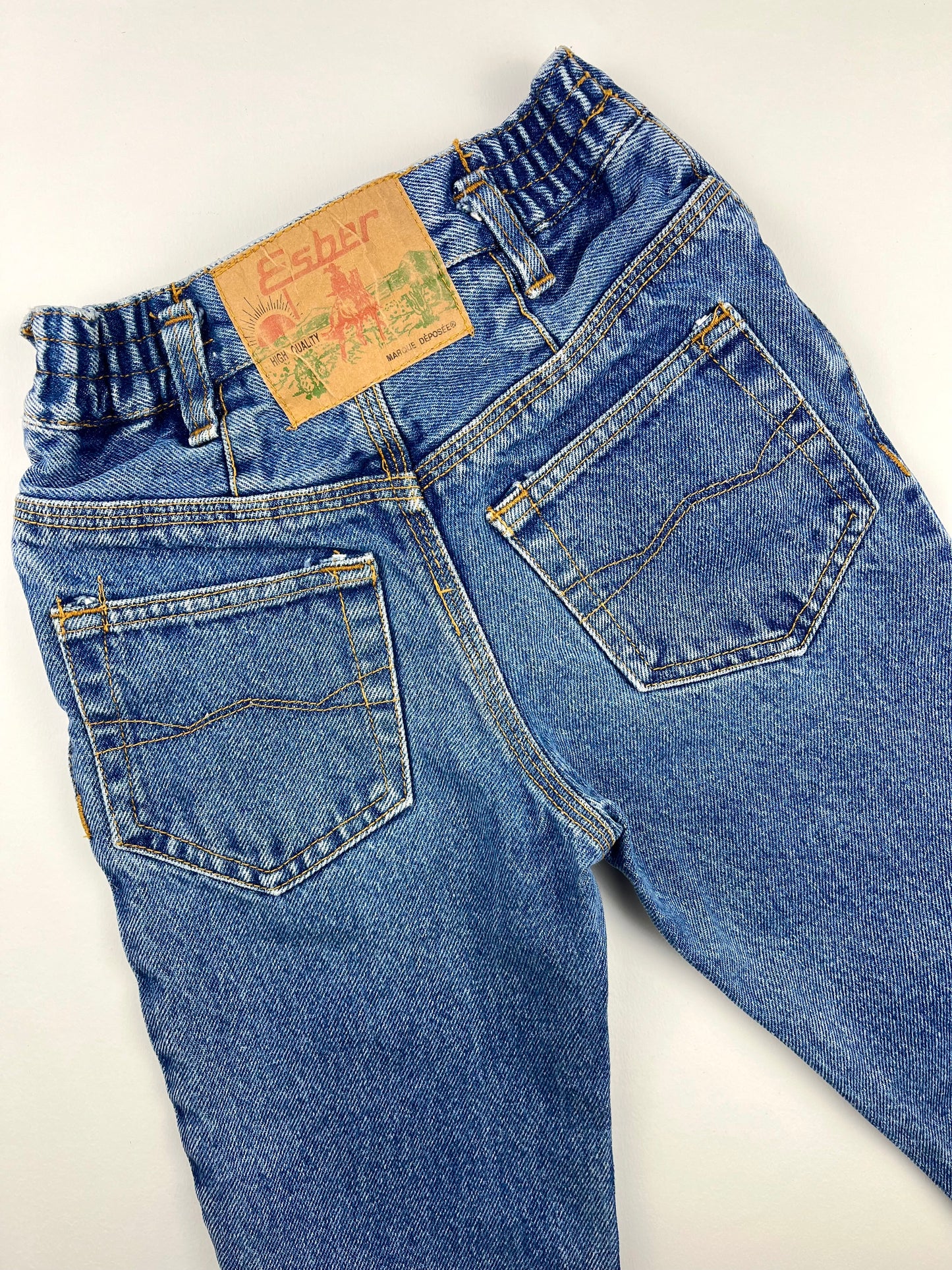 Jeans bleu vintage 4 ans Esber