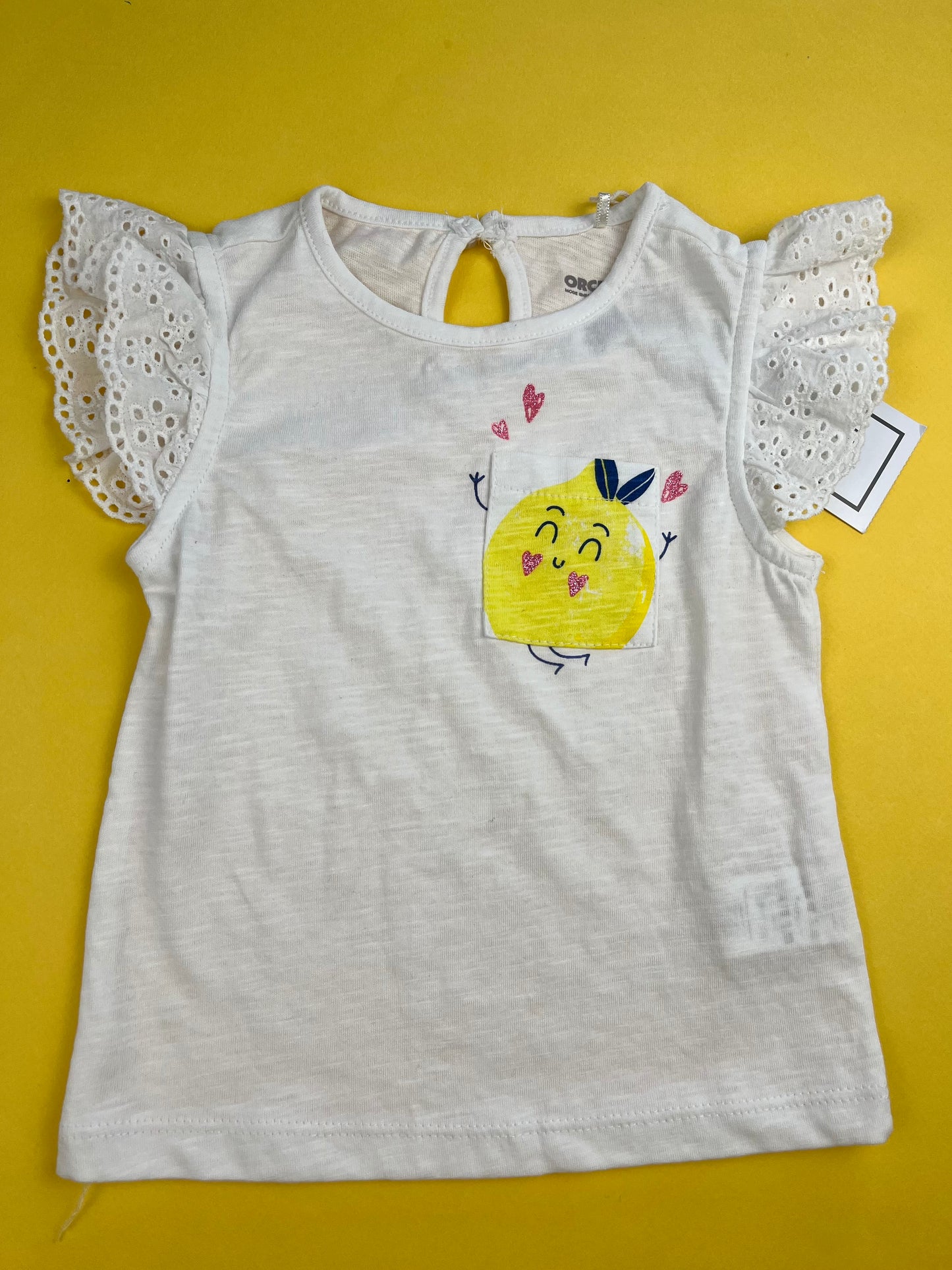T-shirt citron Orchestra 9 mois