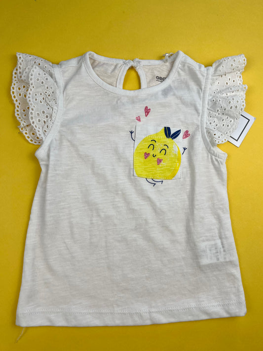 T-shirt citron Orchestra 9 mois