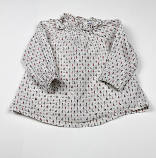 Blouse à fleurs Bout’chou 9 mois