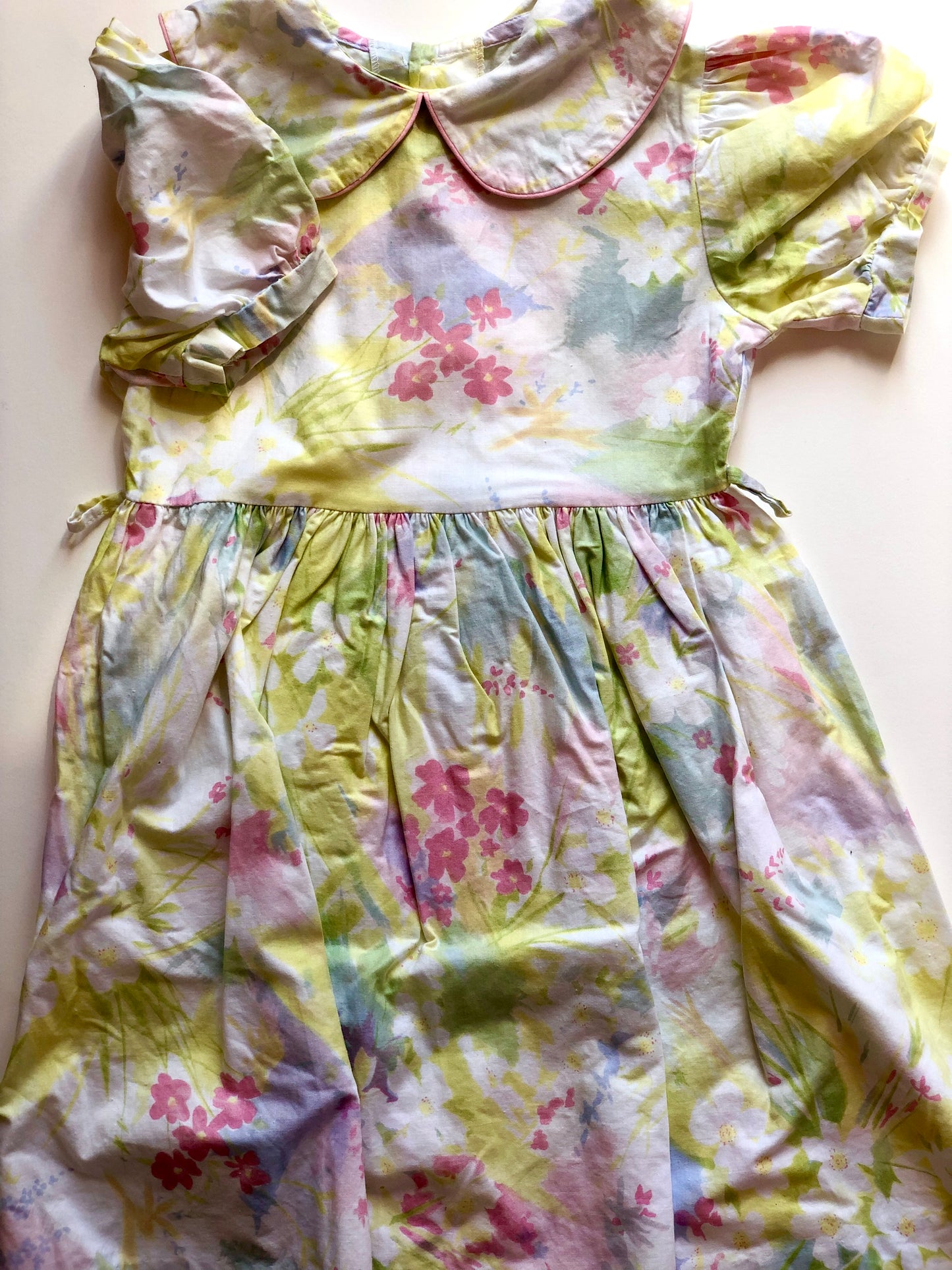 IMPARFAIT Robe à fleurs vintage 4 ans