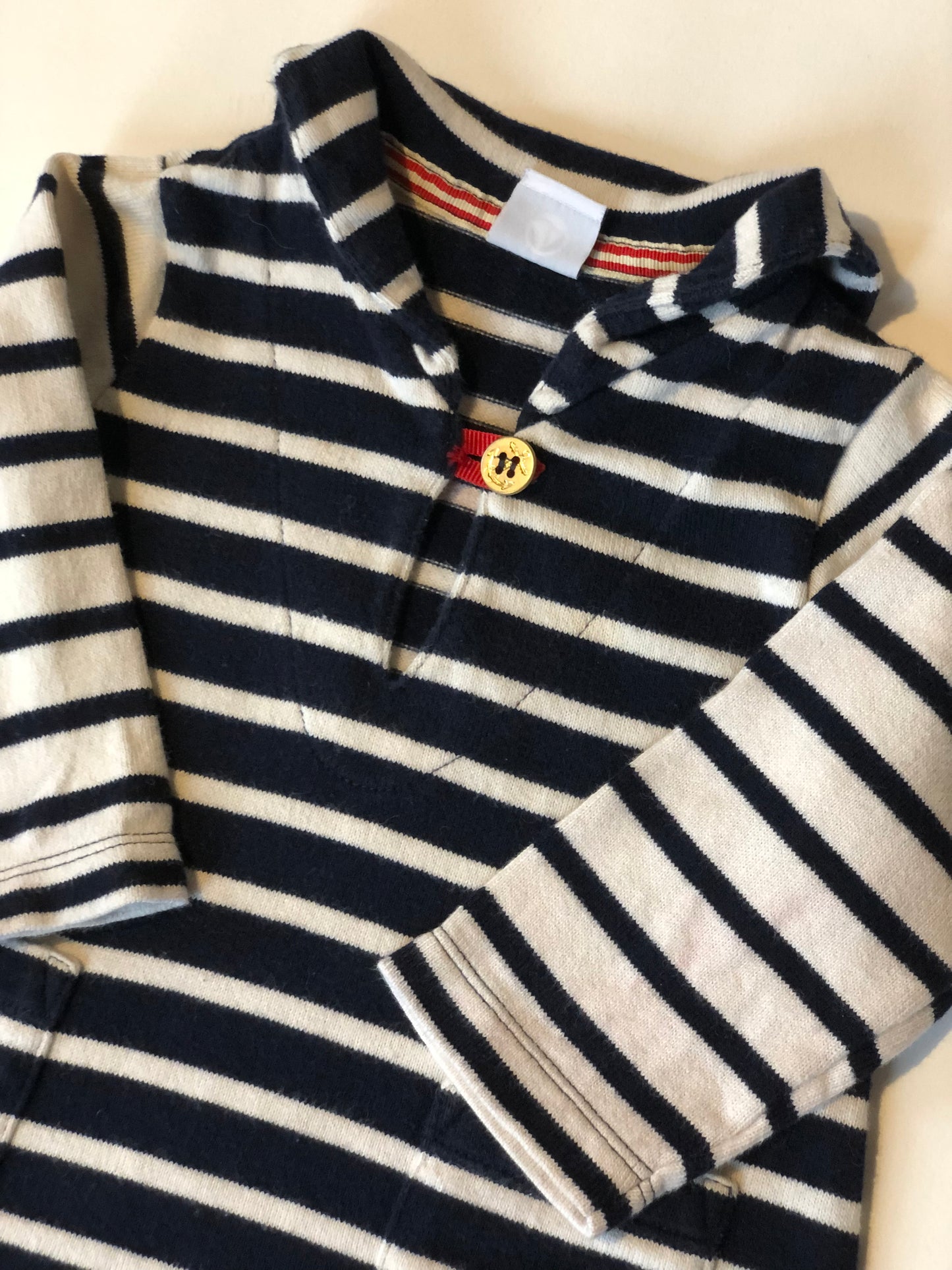 Robe marinière col marin Petit Bateau 12 mois