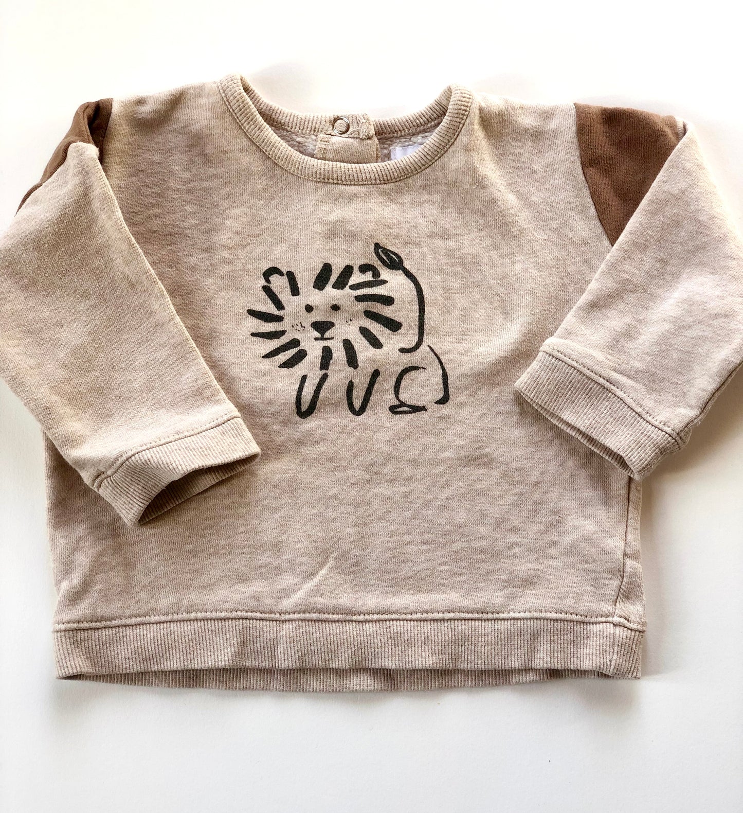 Sweat beige La Redoute 12 mois