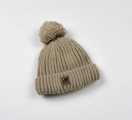Bonnet en mailles beige Kiabi 12 mois