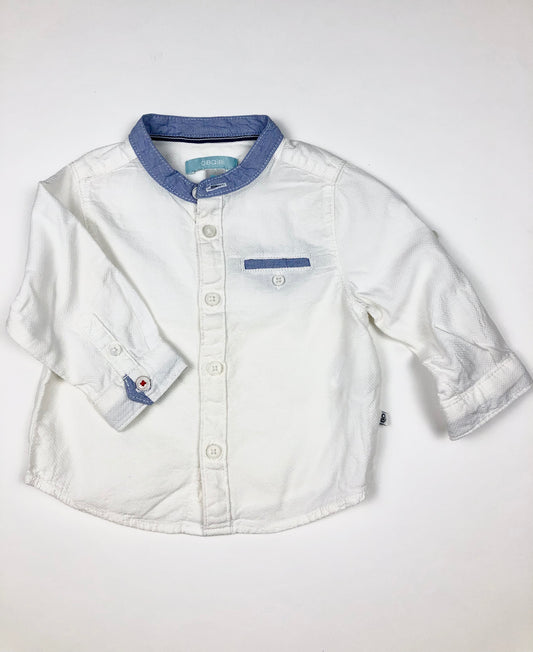 Chemise blanche Obaïbi 6 mois
