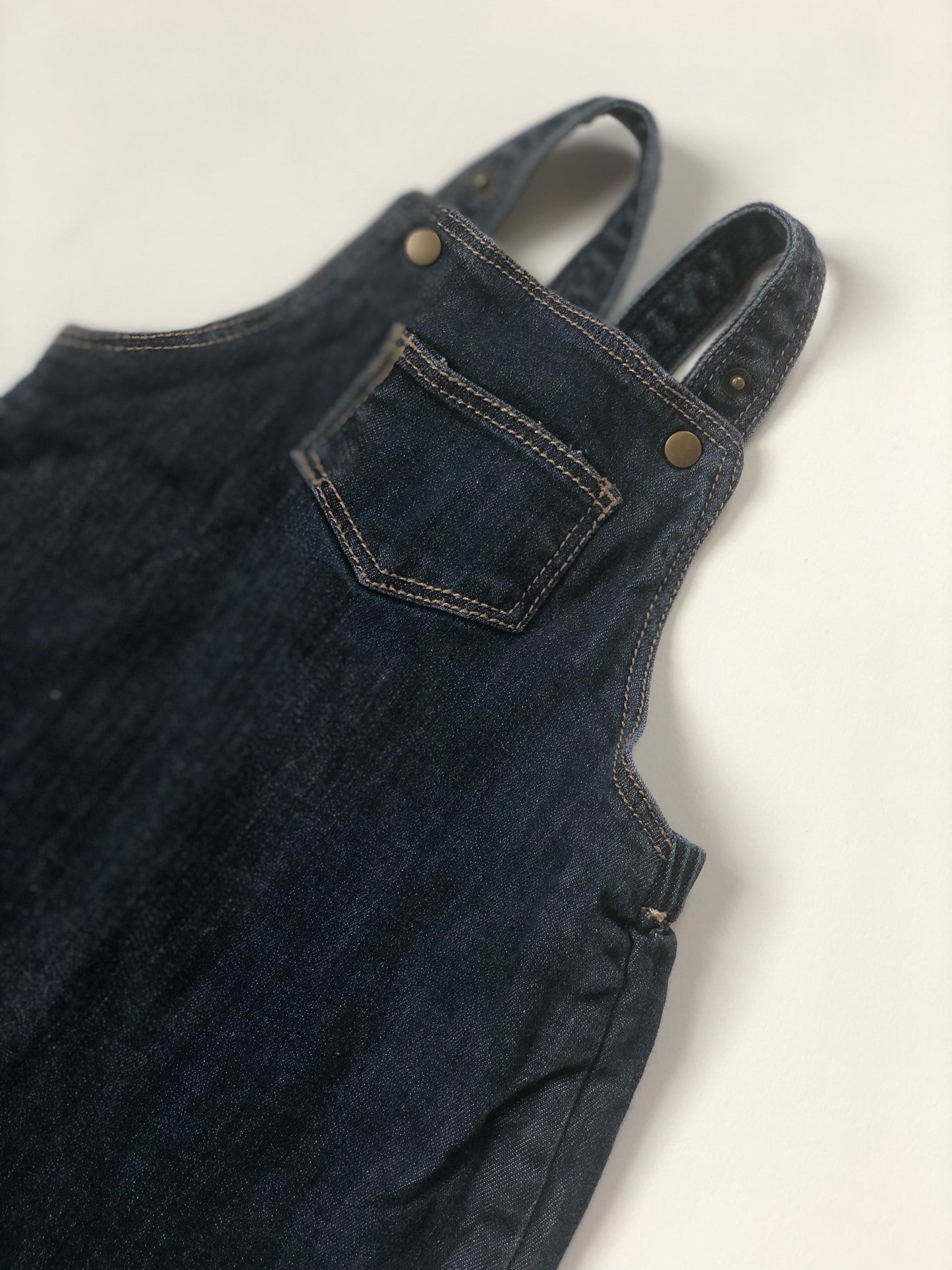 Salopette en jeans bleu Bout’chou 3 mois