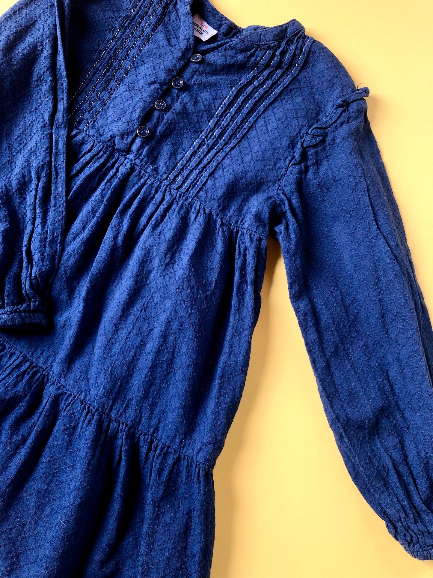 Robe manches longues bleu marine Tape à l’Oeil 6 ans