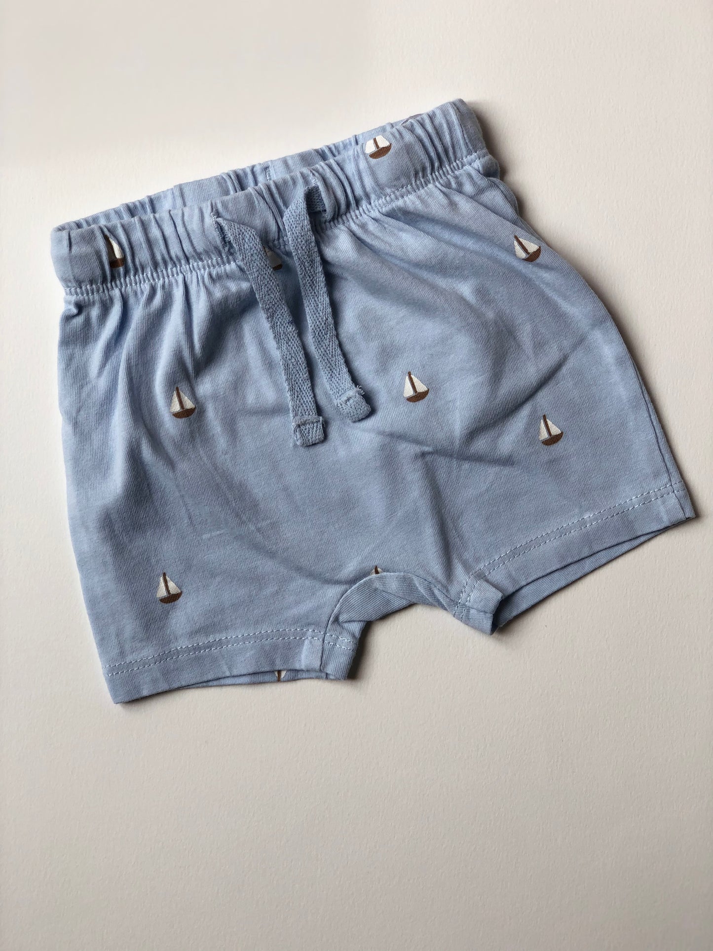 Short en jersey bleu clair H&M 3 mois